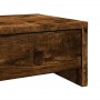 Soporte de monitor cajones madera roble ahumado 50x27x15 cm de , Bases y elevadores para ordenadores - Ref: Foro24-854665, Pr...