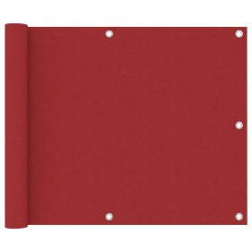 Toldo para balcón tela oxford rojo 75x500 cm de vidaXL, Sombrillas - Ref: Foro24-135034, Precio: 17,70 €, Descuento: %