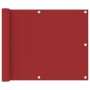 Balcony awning red oxford fabric 75x500 cm by vidaXL, Umbrellas - Ref: Foro24-135034, Price: 17,99 €, Discount: %