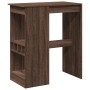 Tall table with brown oak wood shelves 90x47.5x103.5 cm | Foro24|Onlineshop| Casa, Jardín y Más Foro24.es