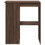 Tall table with brown oak wood shelves 90x47.5x103.5 cm | Foro24|Onlineshop| Casa, Jardín y Más Foro24.es