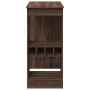 Tall table with brown oak wood shelves 90x47.5x103.5 cm | Foro24|Onlineshop| Casa, Jardín y Más Foro24.es