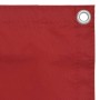 Balcony awning red oxford fabric 75x500 cm by vidaXL, Umbrellas - Ref: Foro24-135034, Price: 17,99 €, Discount: %