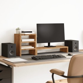 Soporte de monitor con organizador escritorio madera artisian de , Bases y elevadores para ordenadores - Ref: Foro24-854741, ...