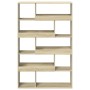 Engineered wood bookshelf in Sonoma oak, 100x33x156.5 cm by , Bookcases and shelves - Ref: Foro24-3309341, Price: 141,06 €, D...