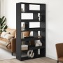 Room divider made of black engineered wood, measuring 100x33x187.5 cm. by , Bookcases and shelves - Ref: Foro24-3309502, Pric...