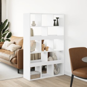 Engineered wood white room divider 100x33x156.5 cm by , Bookcases and shelves - Ref: Foro24-3309528, Price: 146,18 €, Discoun...