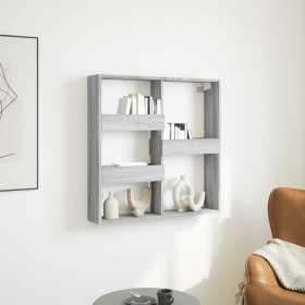 Engineered wood Sonoma gray wall cabinet 80x15x80 cm by , Shelves and shelves - Ref: Foro24-854549, Price: 45,98 €, Discount: %