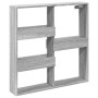 Engineered wood Sonoma gray wall cabinet 80x15x80 cm by , Shelves and shelves - Ref: Foro24-854549, Price: 45,98 €, Discount: %