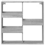 Armario de pared madera de ingeniería gris Sonoma 80x15x80 cm de , Estantes y estanterías - Ref: Foro24-854549, Precio: 46,99...