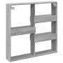 Engineered wood Sonoma gray wall cabinet 80x15x80 cm by , Shelves and shelves - Ref: Foro24-854549, Price: 45,98 €, Discount: %