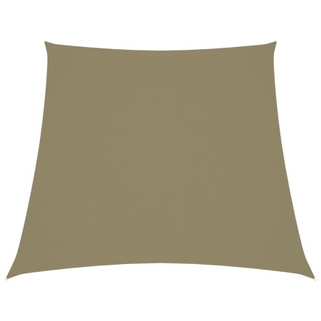 Beige oxford fabric trapezoidal sail awning 3/5x4 m by vidaXL, Umbrellas - Ref: Foro24-135188, Price: 40,46 €, Discount: %