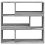 Estantería de madera de ingeniería gris Sonoma 100x33x94,5 cm de , Librerías y estanterías - Ref: Foro24-3309479, Precio: 84,...