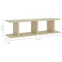 Wall shelves 2 units plywood Sonoma oak 75x18x20 cm by , Shelves and shelves - Ref: Foro24-807190, Price: 32,68 €, Discount: %