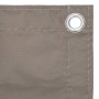 Toldo para balcón de tela oxford gris taupe 90x300 cm de vidaXL, Sombrillas - Ref: Foro24-134988, Precio: 18,46 €, Descuento: %