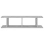 Wall shelf 2 units plywood gray concrete 75x18x20 cm by , Shelves and shelves - Ref: Foro24-807191, Price: 31,12 €, Discount: %