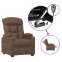 Electric brown fabric recliner by , Armchairs - Ref: Foro24-3098819, Price: 232,56 €, Discount: %