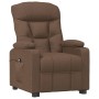 Sillón reclinable eléctrico de tela marrón de , Sillones - Ref: Foro24-3098819, Precio: 232,56 €, Descuento: %