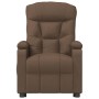 Electric brown fabric recliner by , Armchairs - Ref: Foro24-3098819, Price: 232,56 €, Discount: %