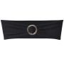 Moño decorativo elástico para sillas con hebilla 25 pzas Negro de , Fundas - Ref: Foro24-130346, Precio: 27,37 €, Descuento: %