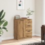 Engineered wood oak artisan sideboard 60x30x70 cm by , Sideboards - Ref: Foro24-856837, Price: 91,37 €, Discount: %