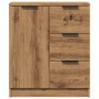 Engineered wood oak artisan sideboard 60x30x70 cm by , Sideboards - Ref: Foro24-856837, Price: 91,37 €, Discount: %