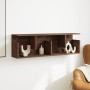 Wall-mounted engineered wood furniture, brown oak, 100x20x30 cm by , Shelves and shelves - Ref: Foro24-854847, Price: 49,43 €...