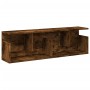 Engineered smoked oak wood wall cabinet 100x20x30 cm by , Shelves and shelves - Ref: Foro24-854845, Price: 48,29 €, Discount: %