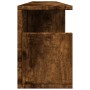 Engineered smoked oak wood wall cabinet 100x20x30 cm by , Shelves and shelves - Ref: Foro24-854845, Price: 48,29 €, Discount: %