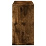 Smoked oak engineered wood wall cabinet 100x16x30 cm by , Shelves and shelves - Ref: Foro24-854872, Price: 35,88 €, Discount: %