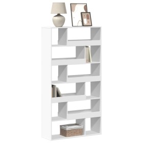 White engineered wood bookshelf 100x33x187.5 cm by , Bookcases and shelves - Ref: Foro24-3309348, Price: 166,99 €, Discount: %