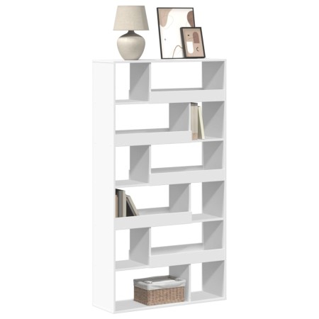 White engineered wood bookshelf 100x33x187.5 cm by , Bookcases and shelves - Ref: Foro24-3309348, Price: 165,98 €, Discount: %