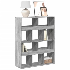 Estantería de madera de ingeniería gris Sonoma 100x33x125,5 cm de , Librerías y estanterías - Ref: Foro24-3309362, Precio: 12...