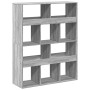 Estantería de madera de ingeniería gris Sonoma 100x33x125,5 cm de , Librerías y estanterías - Ref: Foro24-3309362, Precio: 12...