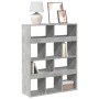 Engineered wood gray concrete shelf 100x33x125.5 cm by , Bookcases and shelves - Ref: Foro24-3309360, Price: 116,87 €, Discou...