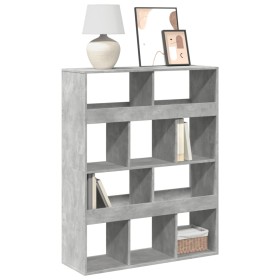 Engineered wood gray concrete shelf