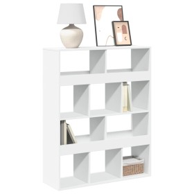 Weißes Regal aus Ingenieurholz 100x33x125,5 cm von , Bücherregale und Regale - Ref: Foro24-3309357, Preis: 120,55 €, Rabatt: %