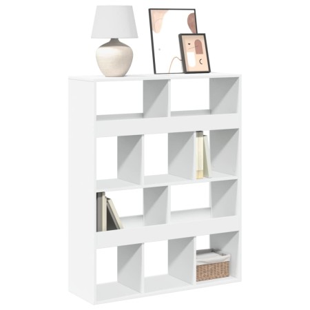 Engineered wood white shelf 100x33x125.5 cm by , Bookcases and shelves - Ref: Foro24-3309357, Price: 120,38 €, Discount: %