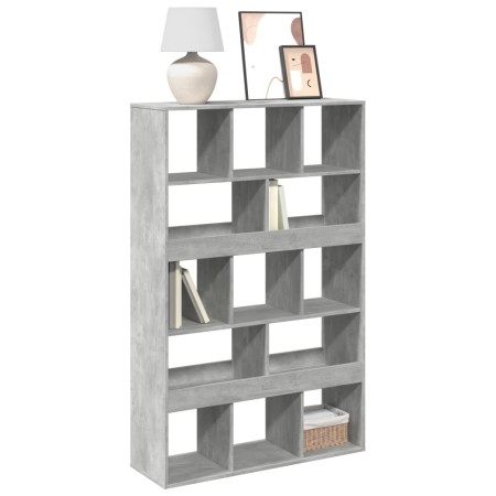 Wooden shelf in gray concrete engineering 100x33x156.5 cm by , Bookcases and shelves - Ref: Foro24-3309369, Price: 140,23 €, ...