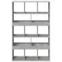 Wooden shelf in gray concrete engineering 100x33x156.5 cm | Foro24|Onlineshop| Casa, Jardín y Más Foro24.es