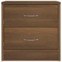 Mesitas noche 2 uds madera ingeniería marrón roble 40x30x40 cm de , Mesitas de noche - Ref: Foro24-815410, Precio: 56,63 €, D...