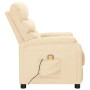 Cream-colored fabric massage chair by , Electric massage chairs - Ref: Foro24-348308, Price: 214,99 €, Discount: %