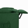 Sillón reclinable de tela verde oscuro de , Sillones - Ref: Foro24-348535, Precio: 166,56 €, Descuento: %