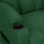 Dark green fabric recliner by , Armchairs - Ref: Foro24-348535, Price: 166,75 €, Discount: %