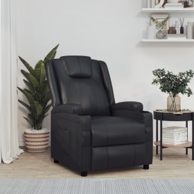 Black synthetic leather recliner by , Armchairs - Ref: Foro24-348413, Price: 179,58 €, Discount: %