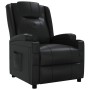 Sillón reclinable de cuero sintético negro de , Sillones - Ref: Foro24-348413, Precio: 229,21 €, Descuento: %