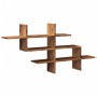 Aged engineered wood wall shelf 124.5x18x60.5 cm by , Shelves and shelves - Ref: Foro24-853270, Price: 36,60 €, Discount: %