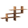 Aged engineered wood wall shelf 124.5x18x60.5 cm by , Shelves and shelves - Ref: Foro24-853270, Price: 36,60 €, Discount: %