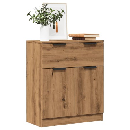 Engineered wood oak artisan sideboard 60x30x70 cm by , Sideboards - Ref: Foro24-856839, Price: 85,32 €, Discount: %