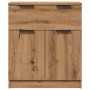 Engineered wood oak artisan sideboard 60x30x70 cm by , Sideboards - Ref: Foro24-856839, Price: 85,32 €, Discount: %